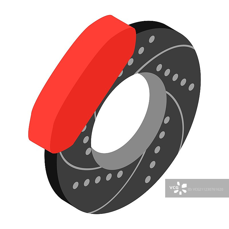 汽车车轮维修2.5D图标图片素材
