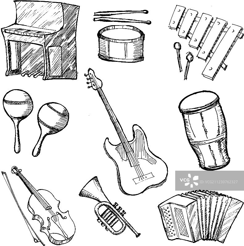 乐器合集图片素材