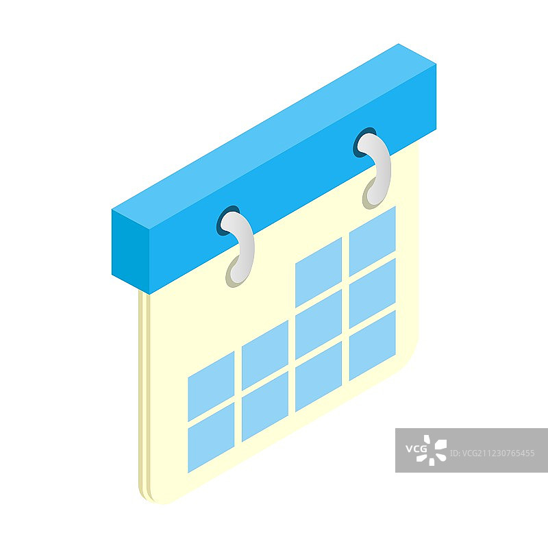 2.5D日历图标图片素材