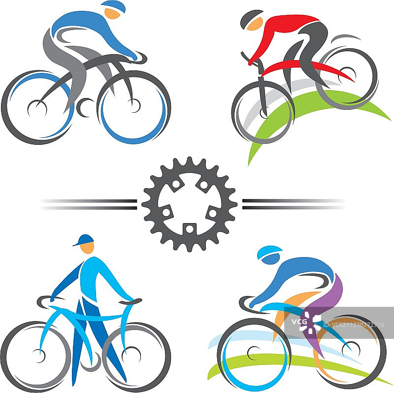 自行车图标图片素材