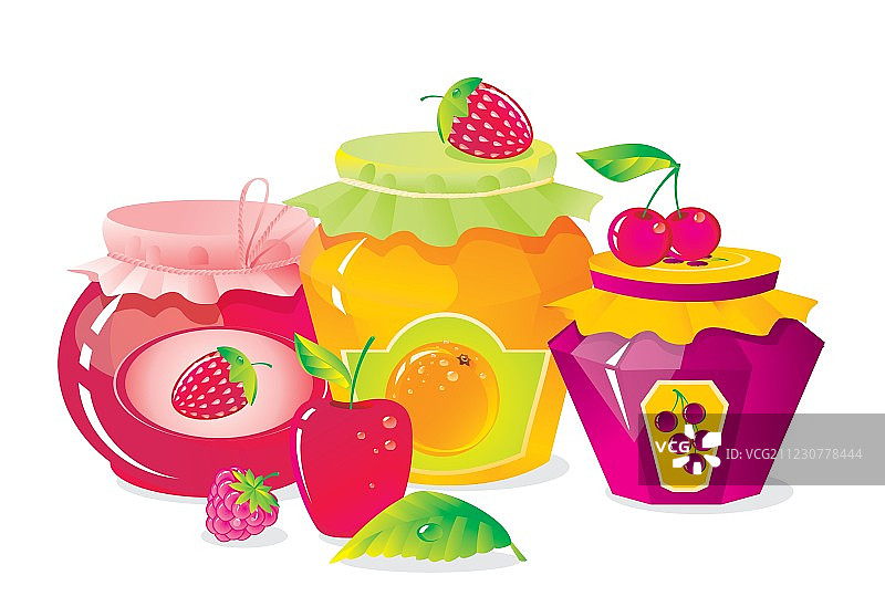 丰富的水果和浆果图片素材