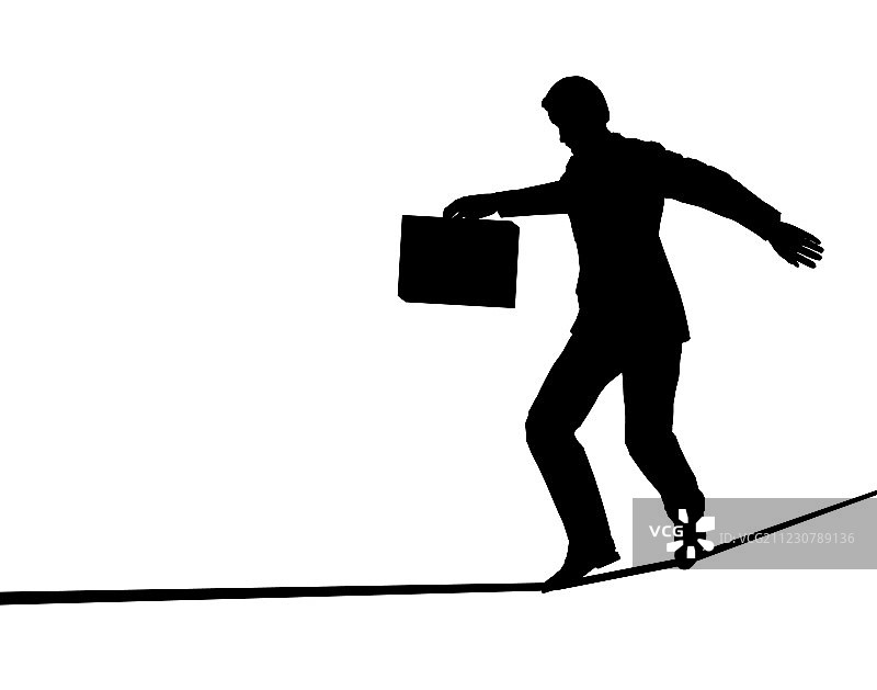 走钢丝的人图片素材