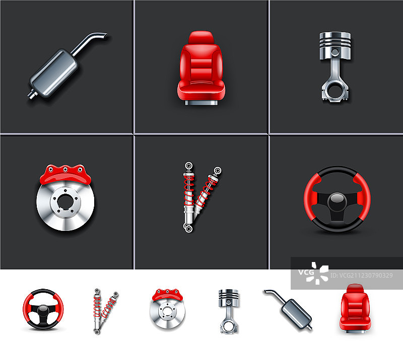 汽车零件2图片素材