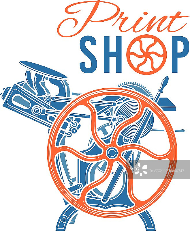 凸版印刷店图片素材