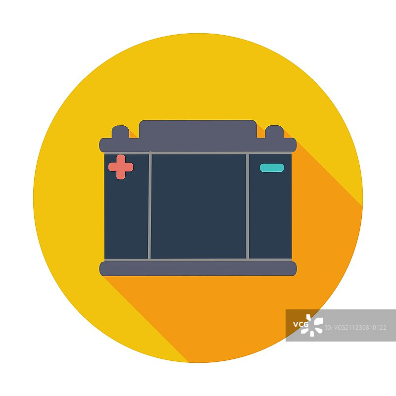 电池扁平图标图片素材