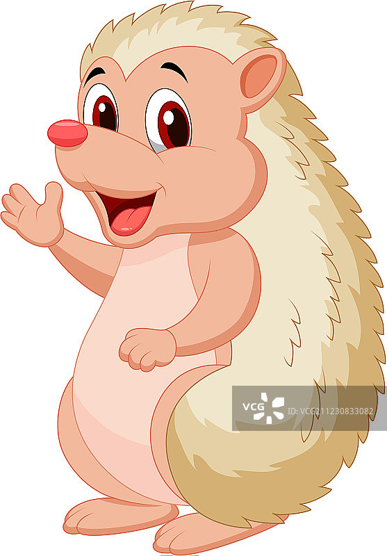 可爱卡通刺猬图片素材