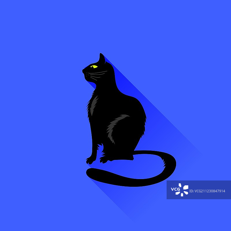 坐着的猫咪图标图片素材