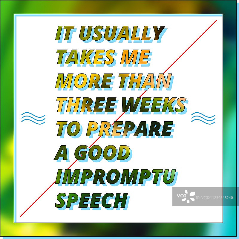 带有排版引言的现代复古数字海报图片素材