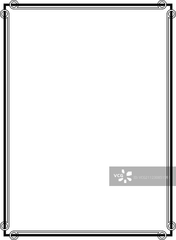 简约黑色装饰框架图片素材