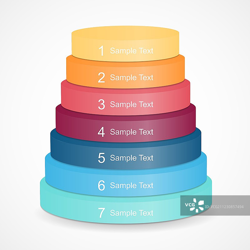 商务图表圆形信息图模板图片素材