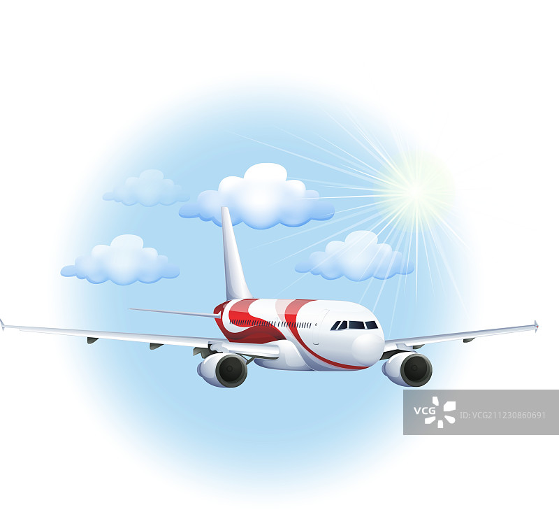 巡航飞机图片素材