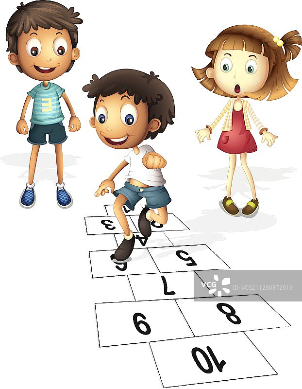 玩耍的孩子图片素材