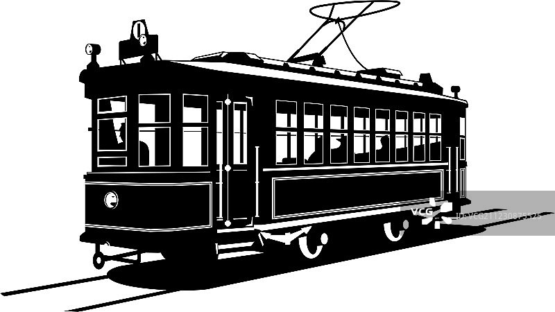 有轨电车图片素材