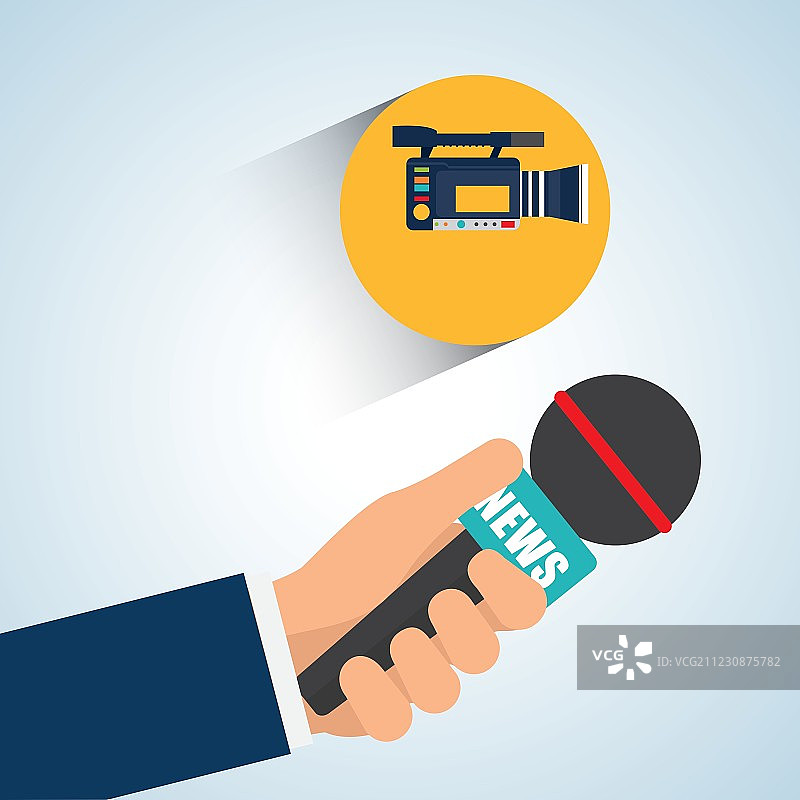新闻设计广播传播概念图片素材