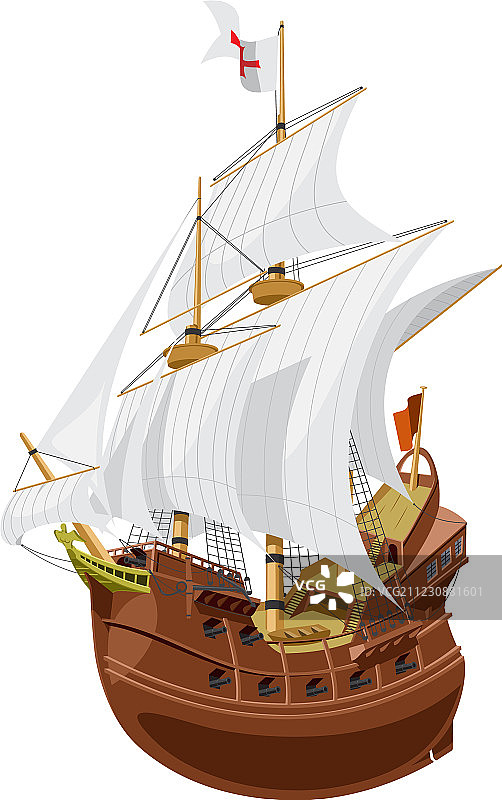 大型帆船图片素材