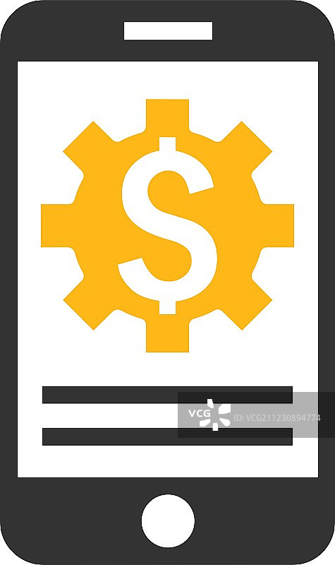 手机银行选项扁平图标图片素材