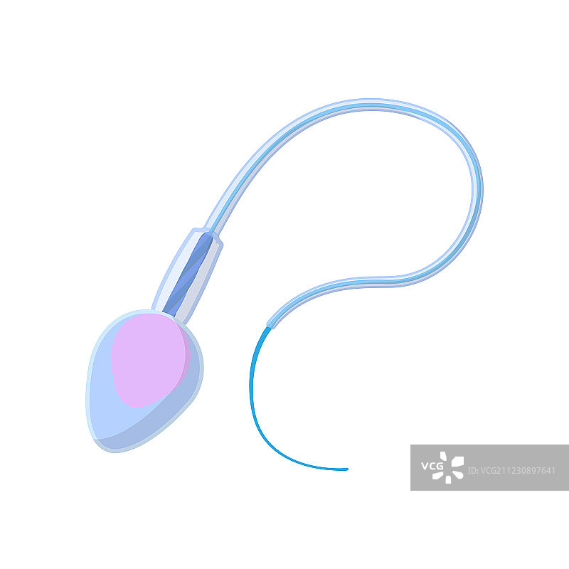 人类精子细胞卡通图标图片素材