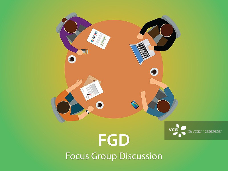 焦点小组讨论团队合作图片素材