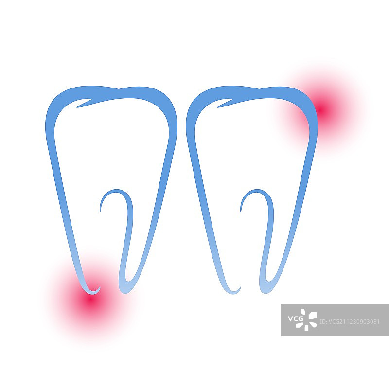 生病的牙齿图片素材