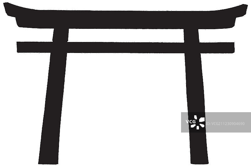 日式大门图片素材