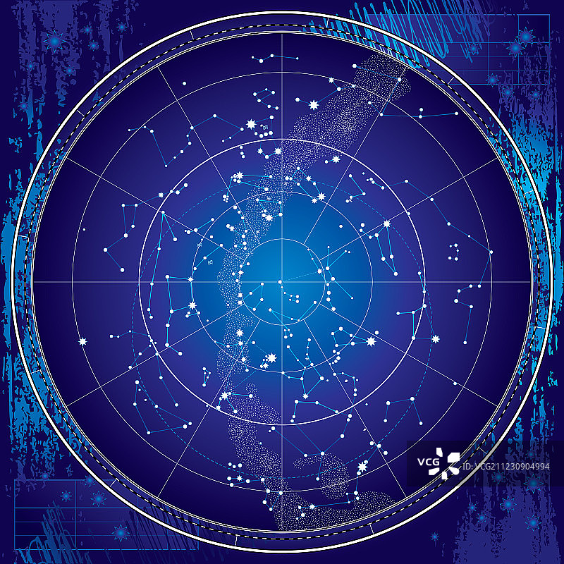 夜空星图图片素材