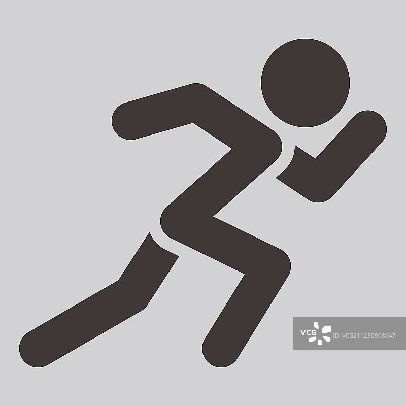奔跑图标图片素材