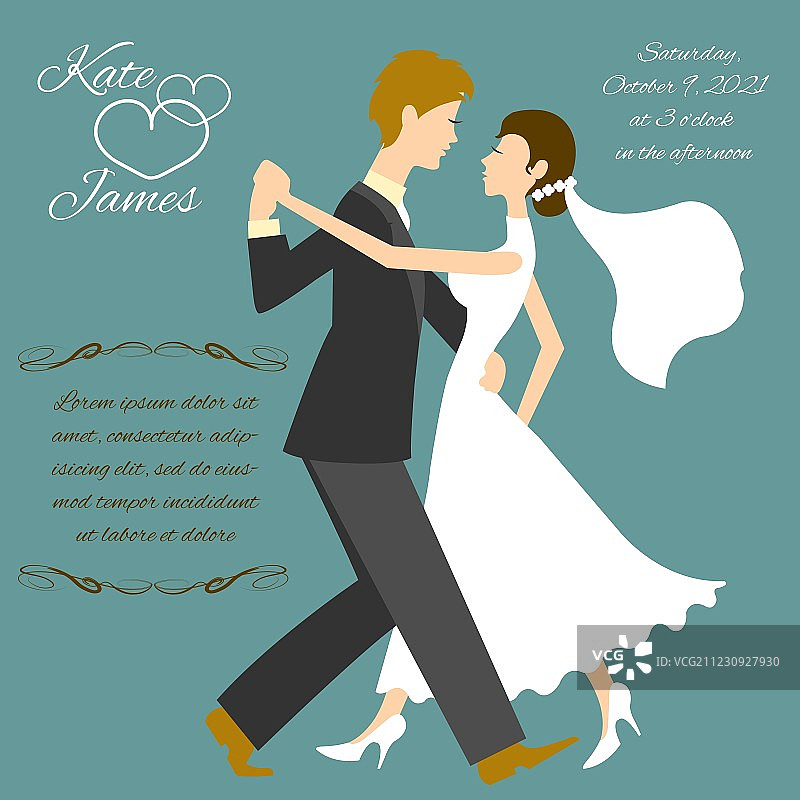 婚礼的夫妇图片素材