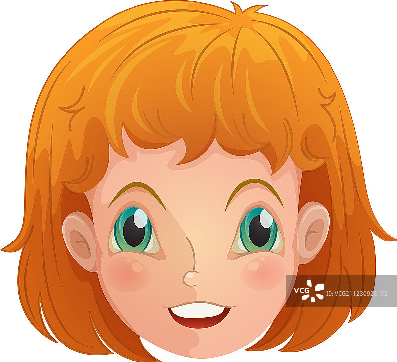 年轻女孩的脸庞图片素材