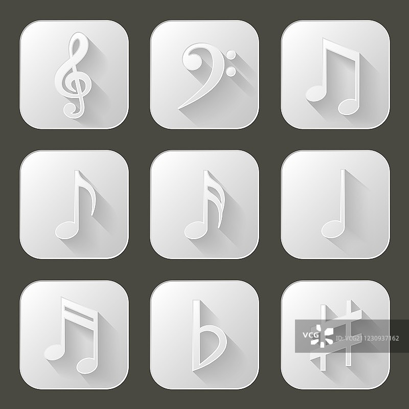 音乐笔记图片素材