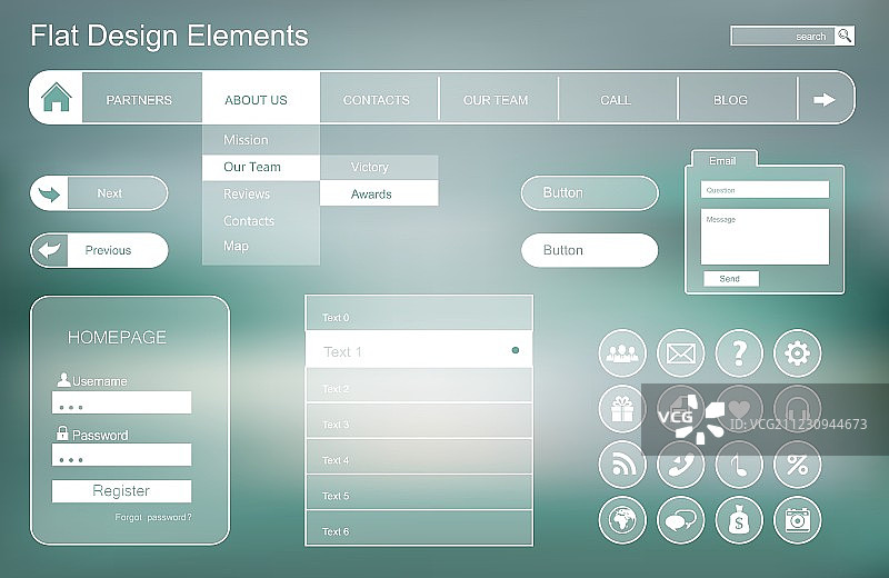网站模板图片素材