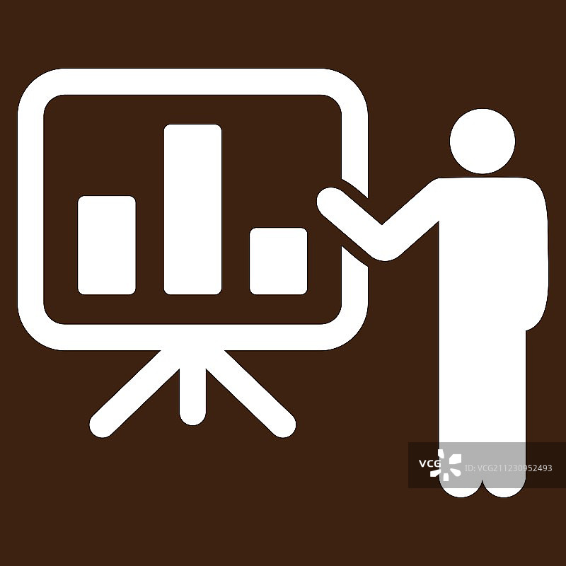 来自商务双色套装的演示图标图片素材