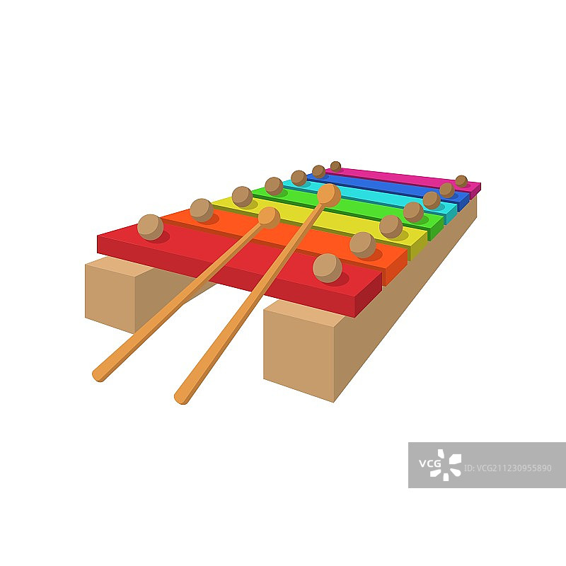 木琴卡通图标图片素材