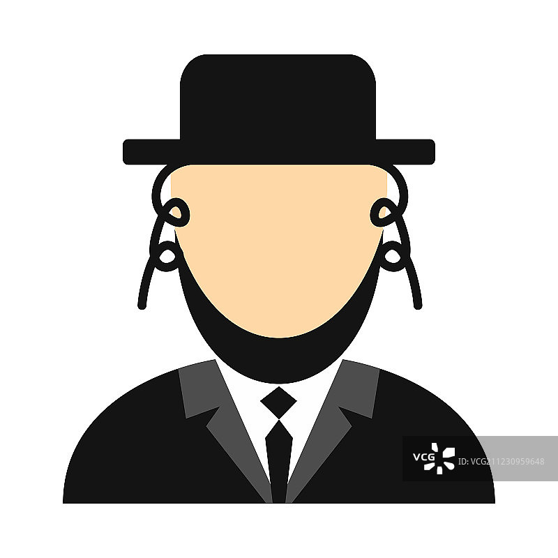 拉比扁平图标图片素材