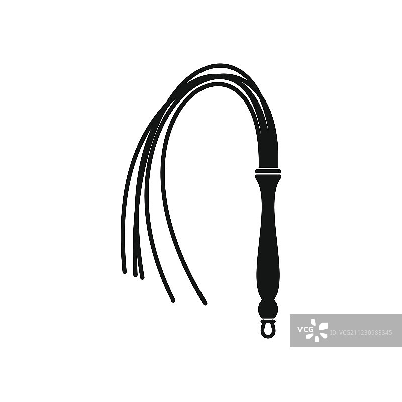 皮革鞭子图标图片素材