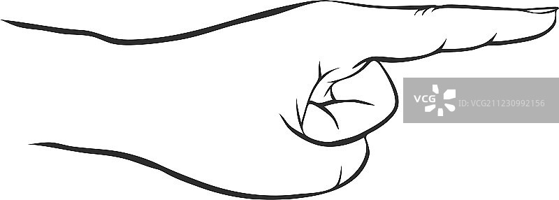 手和食指图片素材