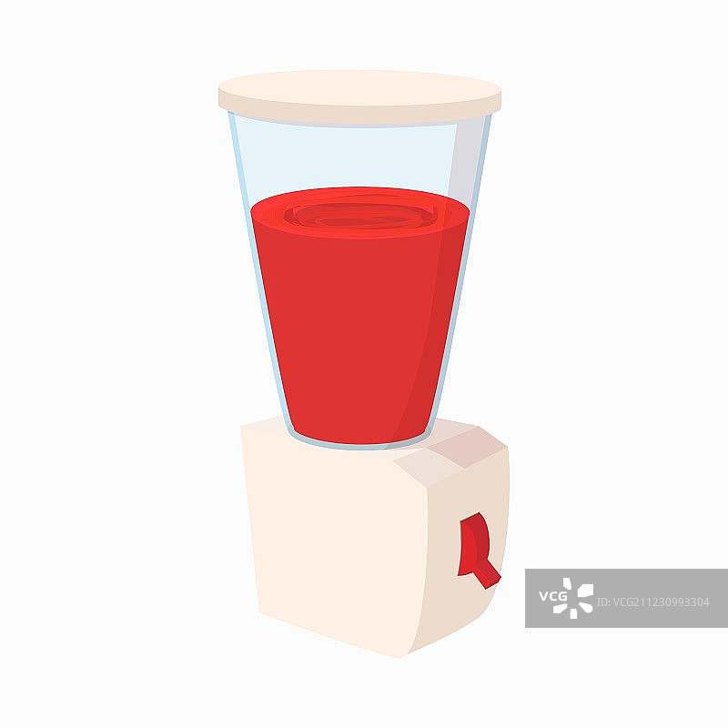 卡通风格榨汁机图标图片素材