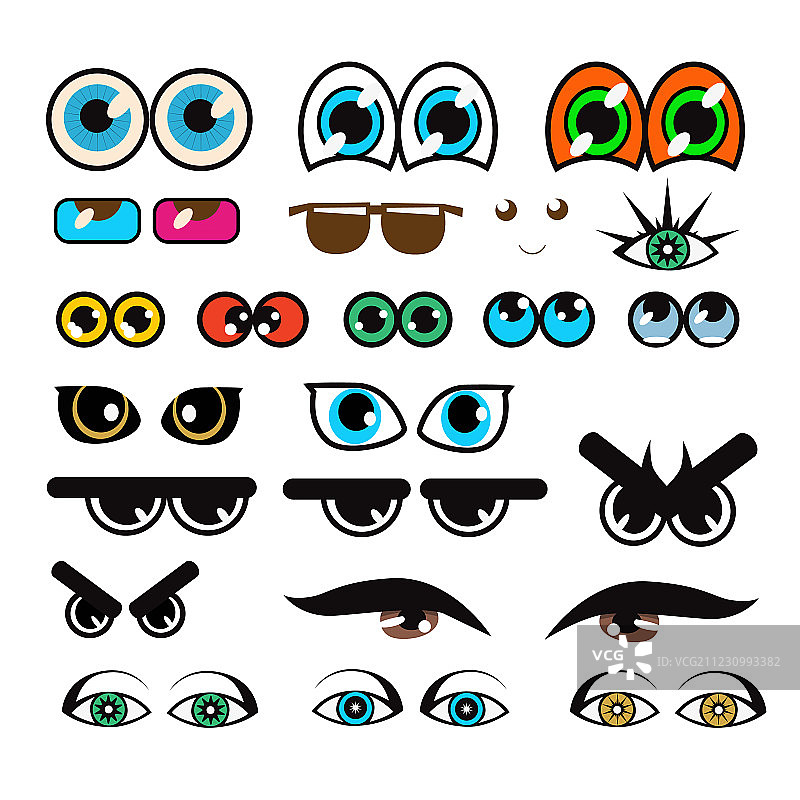 卡通眼睛图片素材