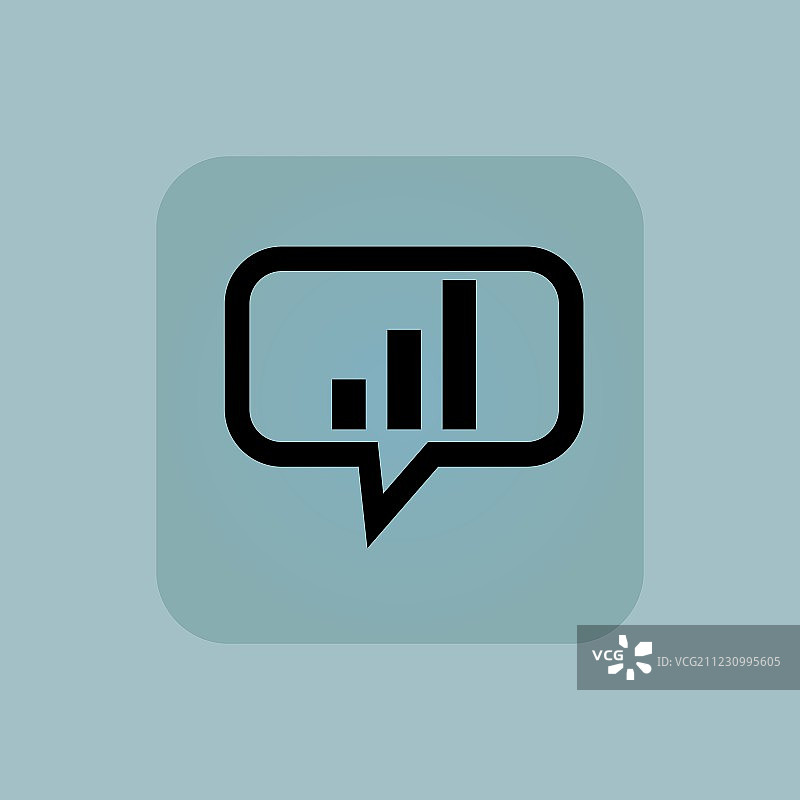 淡蓝色音量调节消息图片素材