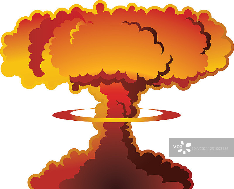 核爆炸蘑菇云图片素材