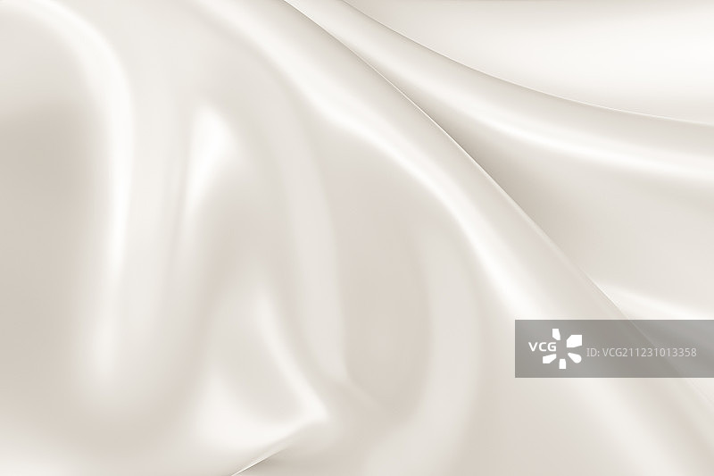 三维渲染，白色流动质感背景图片素材