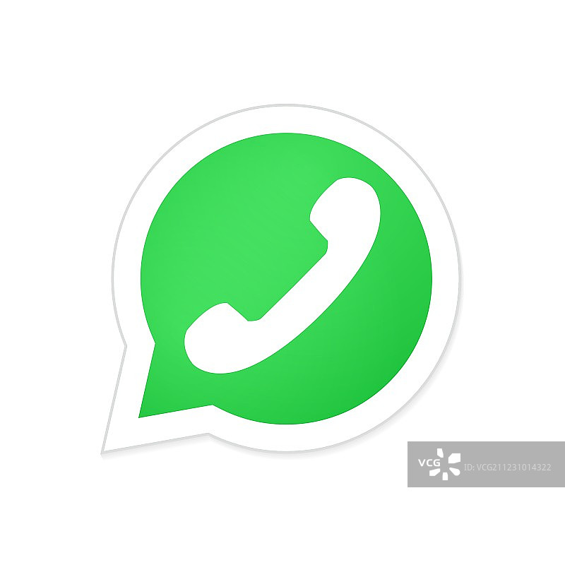 气泡语音中的现代手机图标图片素材