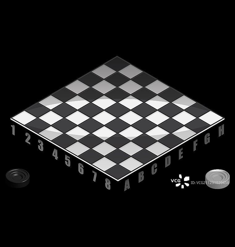 2.5D跳棋棋盘游戏图片素材