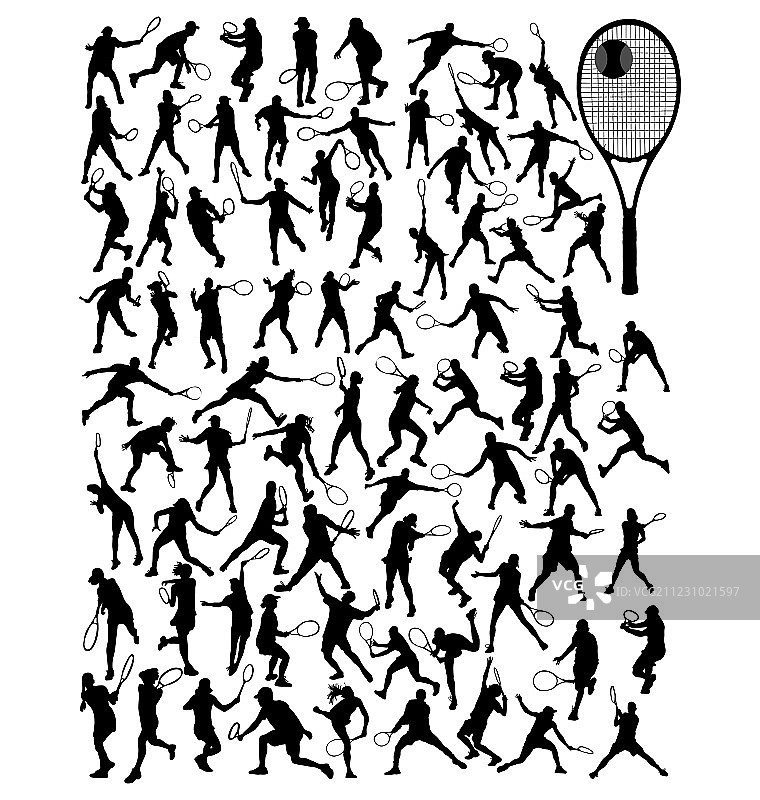 网球运动员图片素材
