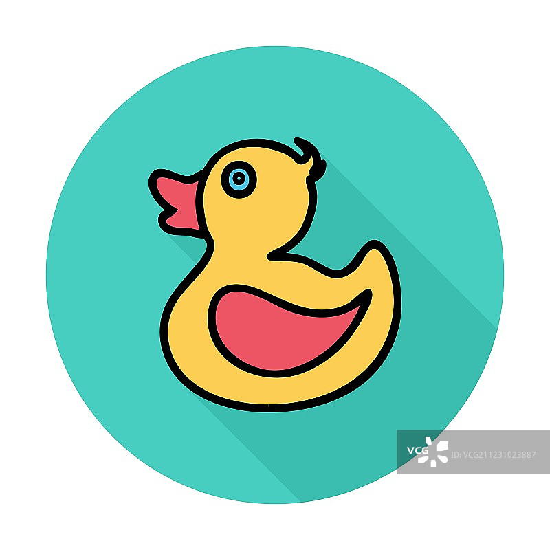 鸭子图标图片素材