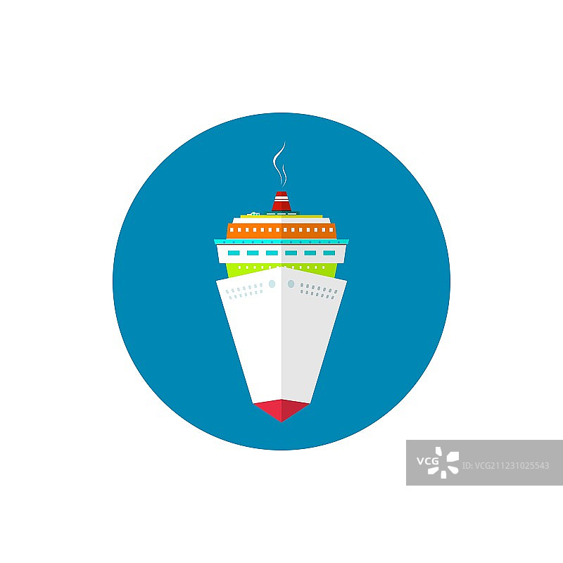 乘客游轮图标图片素材