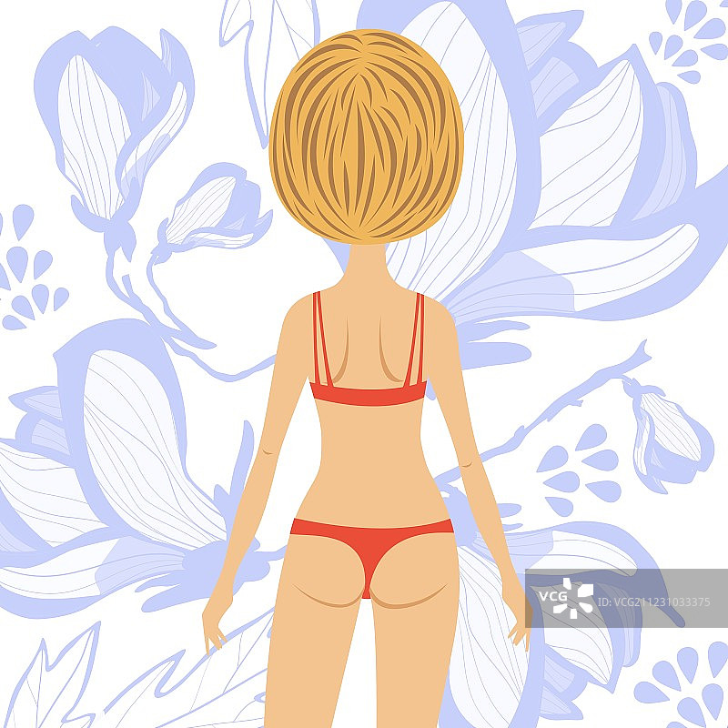 穿内衣的女人图片素材