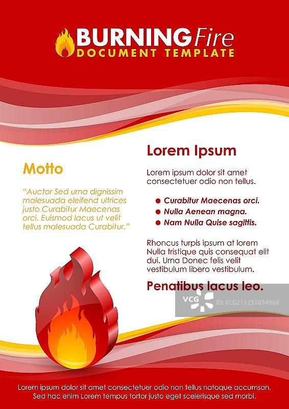 燃烧的文件模板图片素材