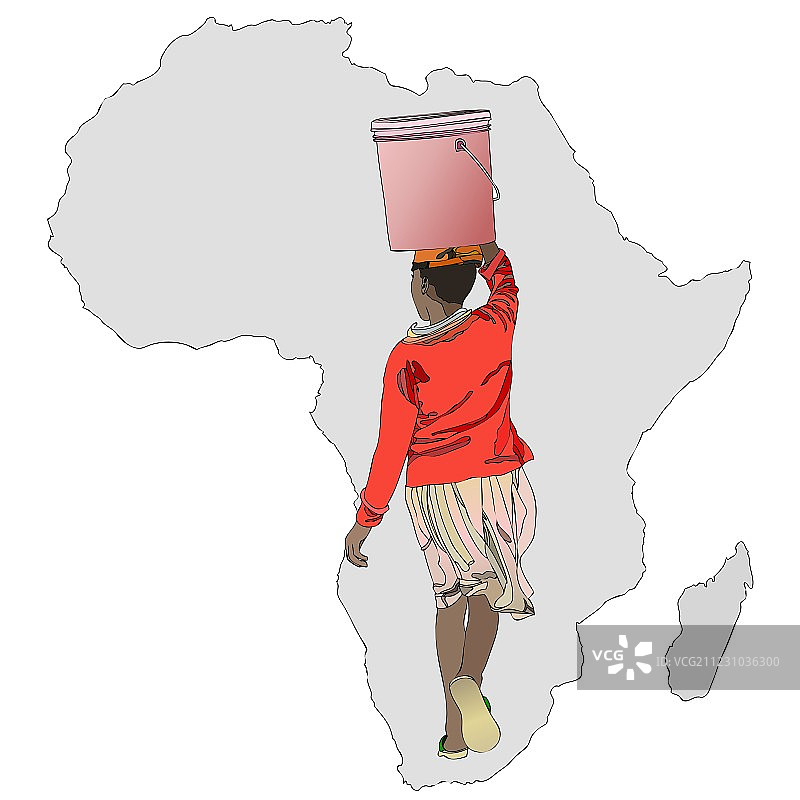 水在非洲的重要性图片素材