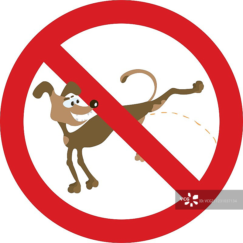 狗撒尿标志图片素材