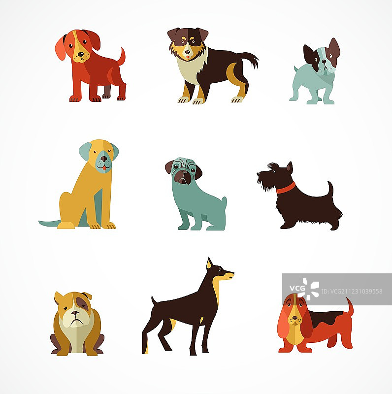 狗狗图标图片素材